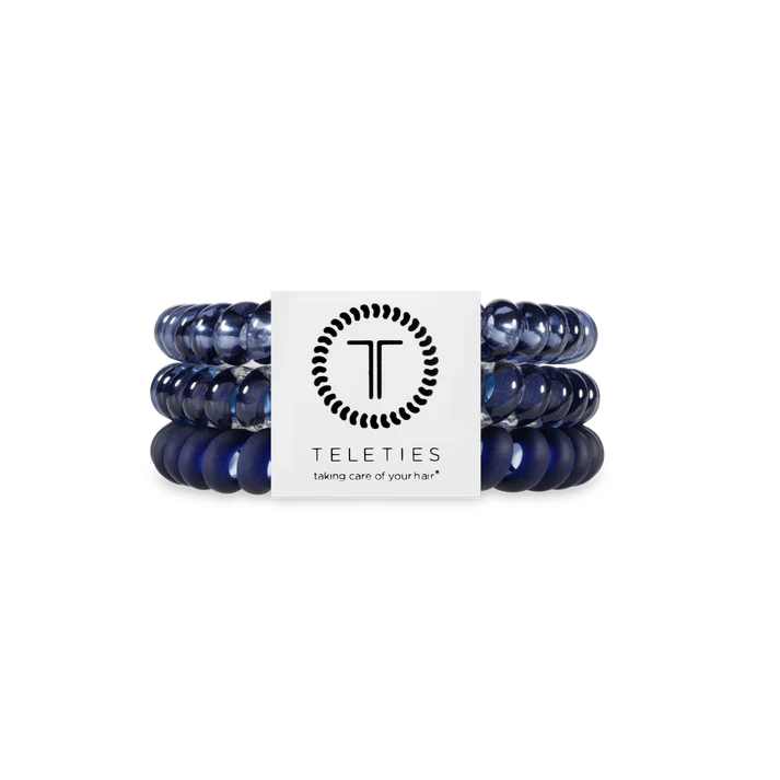 Nightfall Navy Hair Ties