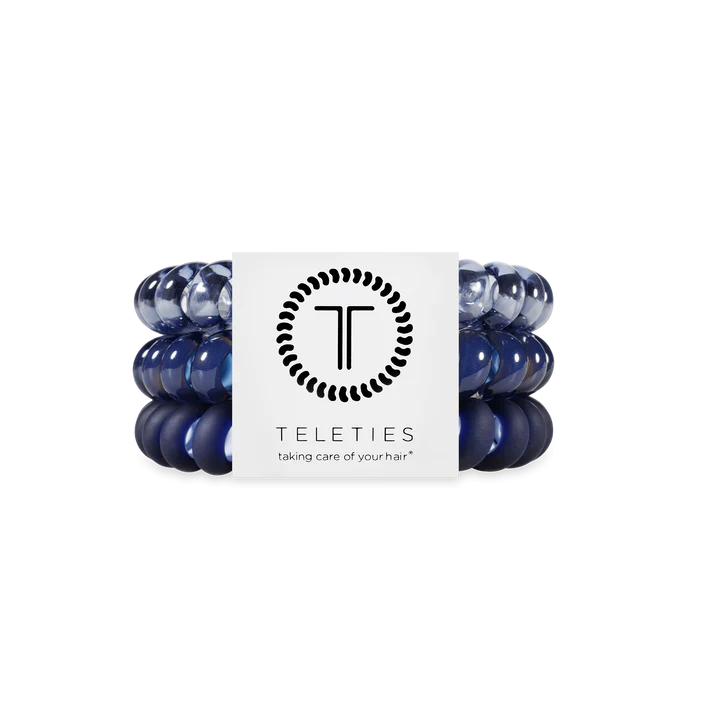 Nightfall Navy Hair Ties
