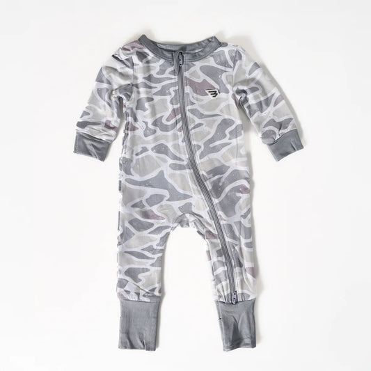 White Camo Baby Zip Up