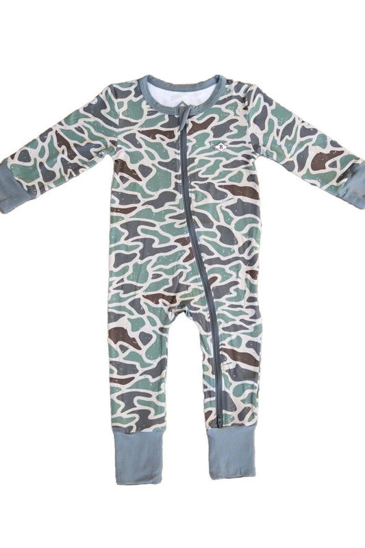 Retro Duck Camo Baby Zip Up