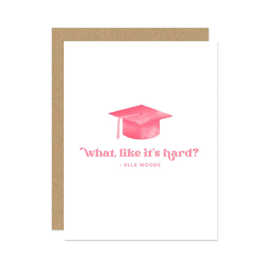 Elle Woods Grad Card