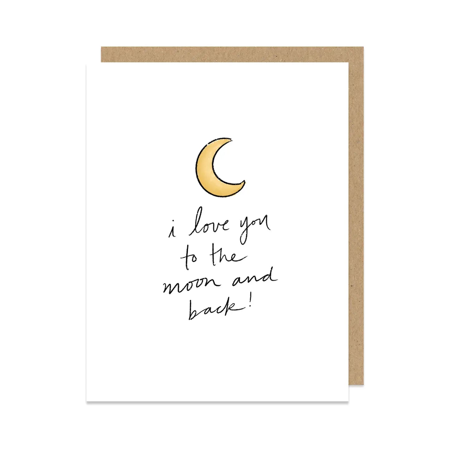 Moon & Back Card