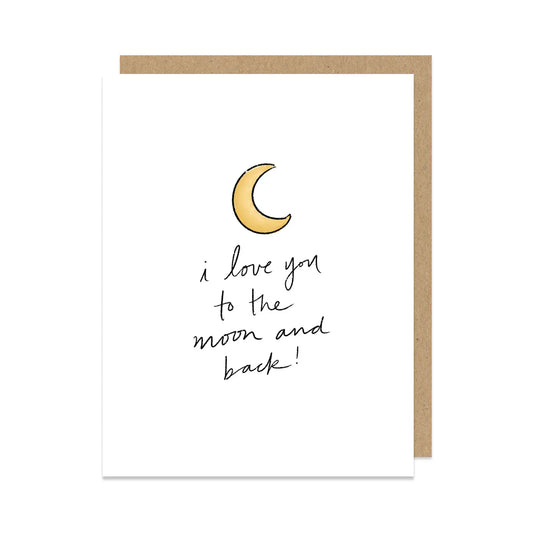 Moon & Back Card