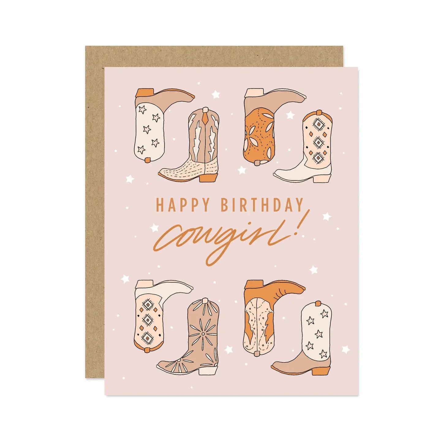 HBD Cowgirl Card
