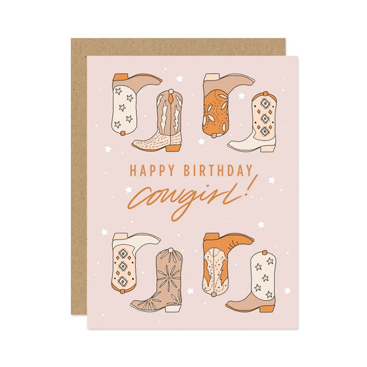 HBD Cowgirl Card