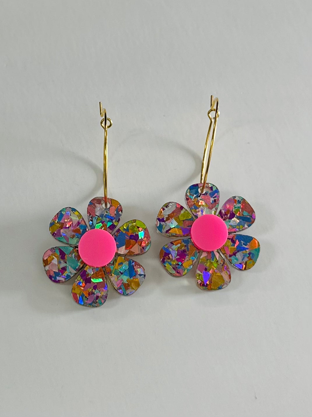 Flower Power Hoops