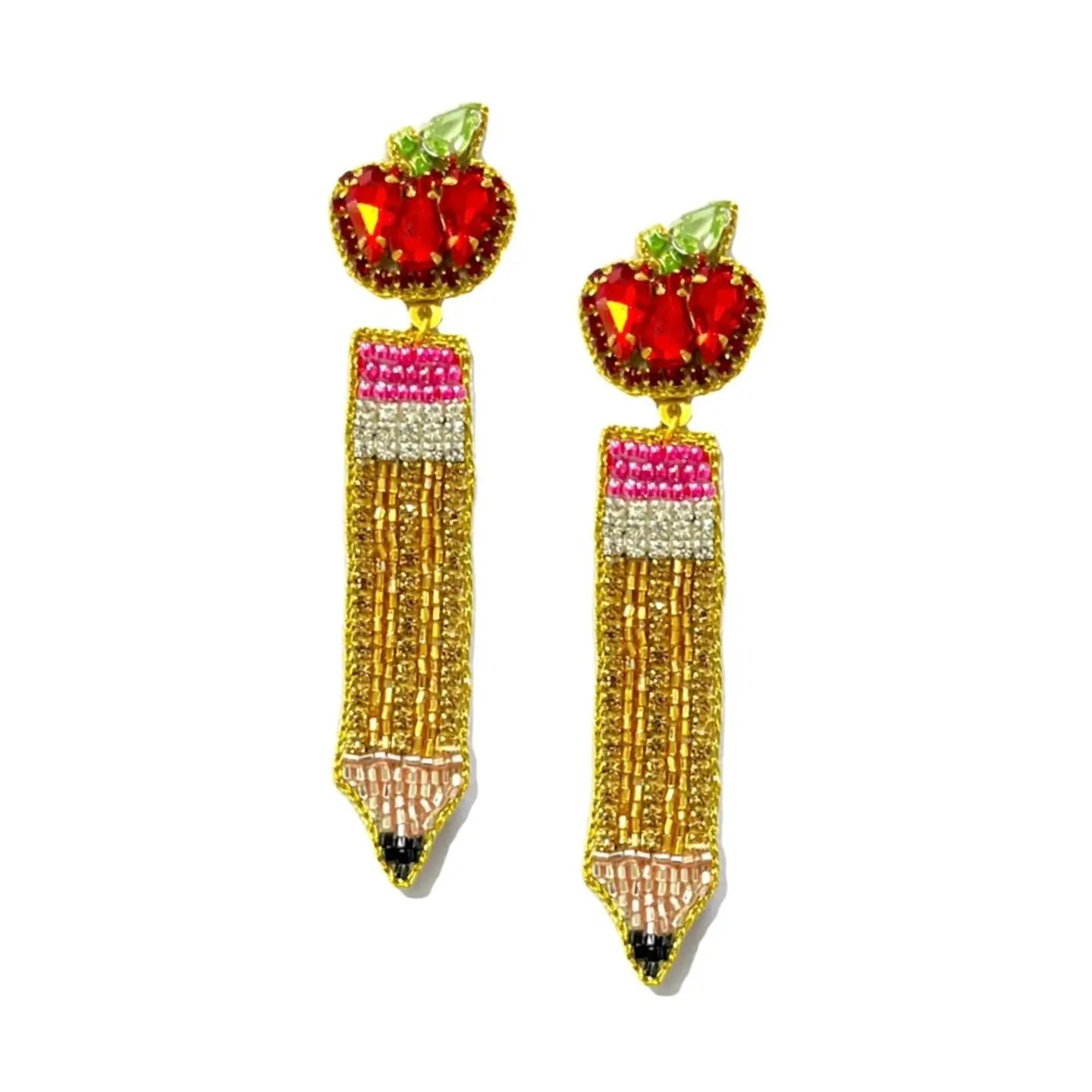 A+ Apple Earrings