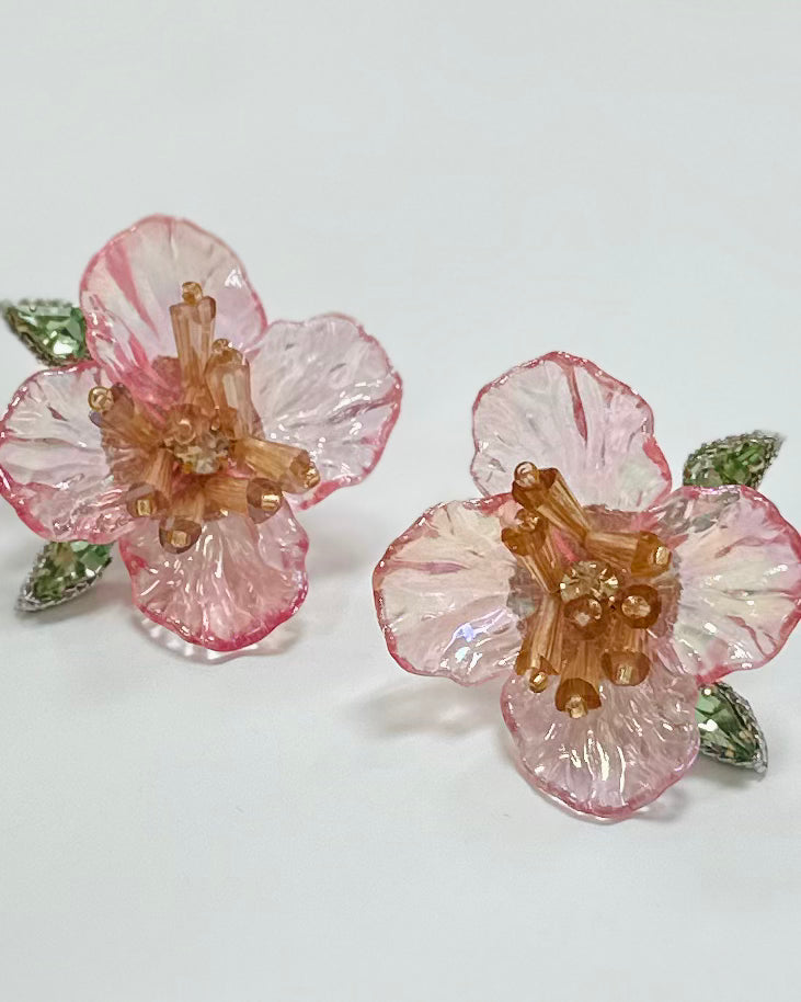 Rose Flower Earrings