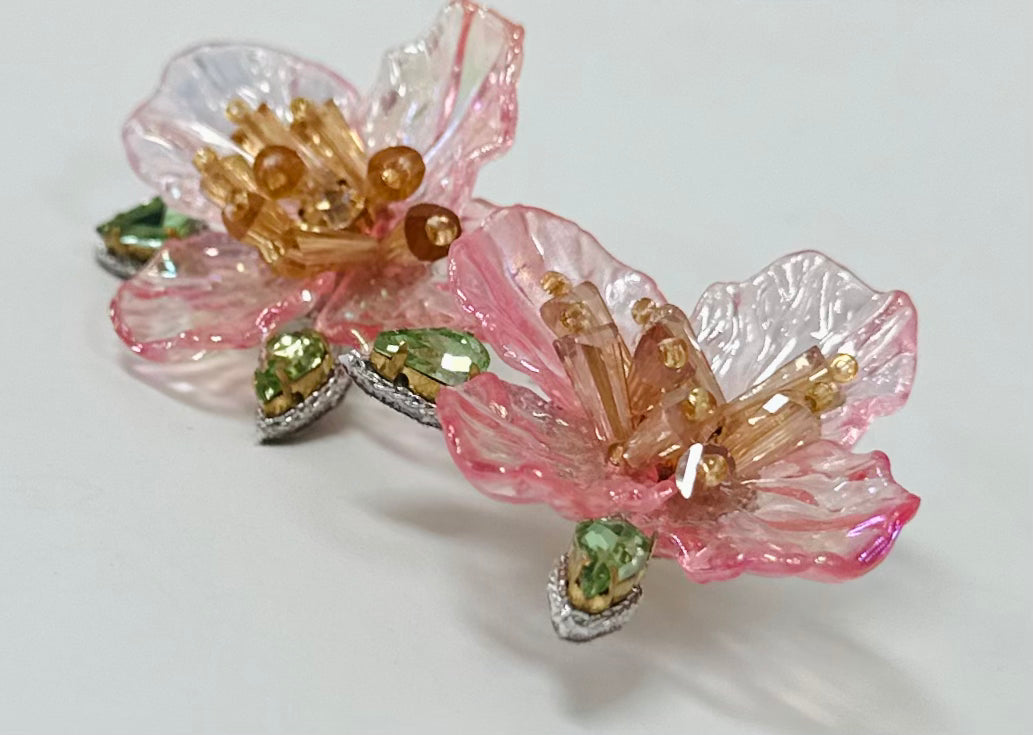 Rose Flower Earrings