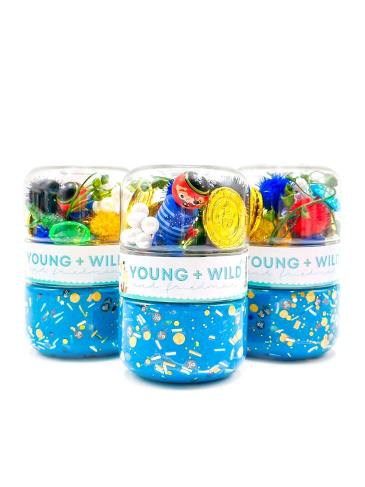 Pirate Grab & Go Dough Jars