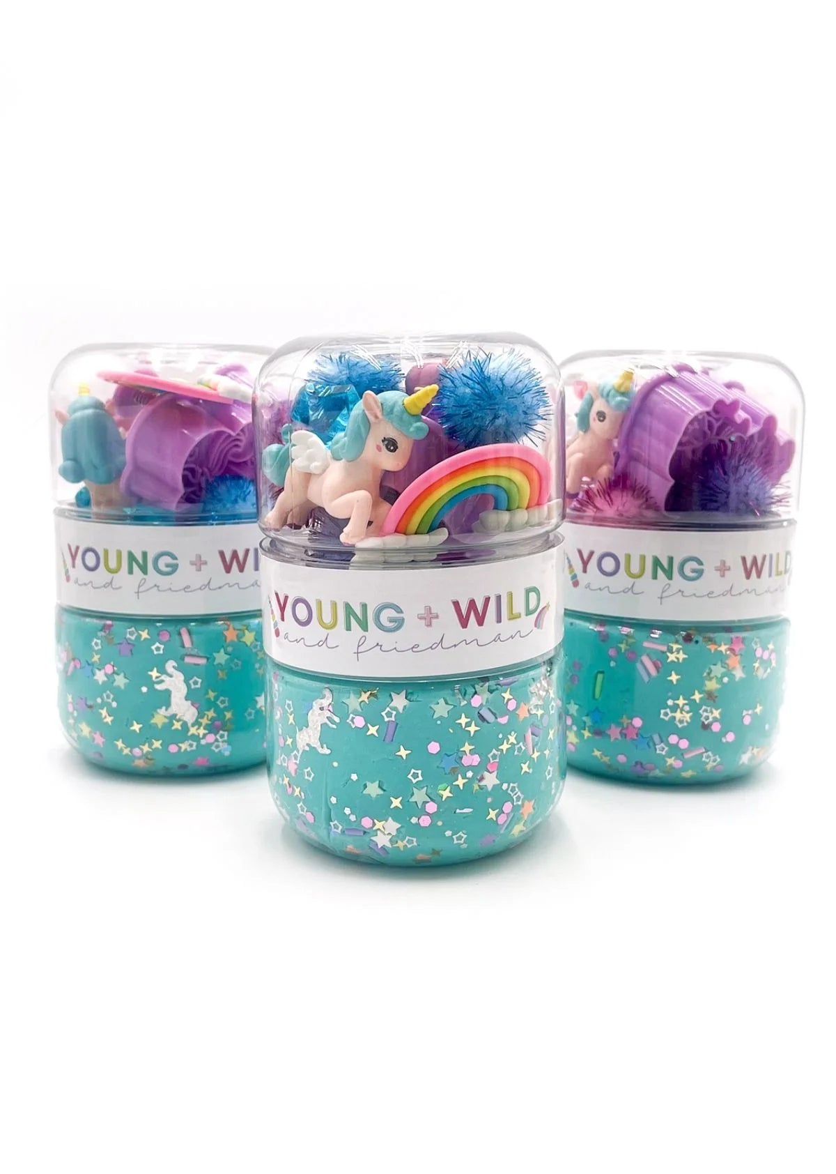 Unicorn Grab & Go Dough Jars