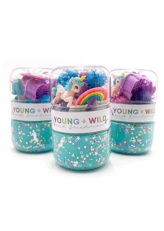 Unicorn Grab & Go Dough Jars