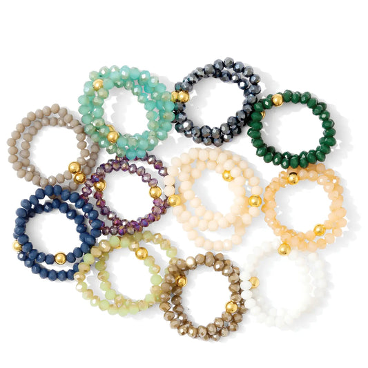 Crystal Stretch Rings