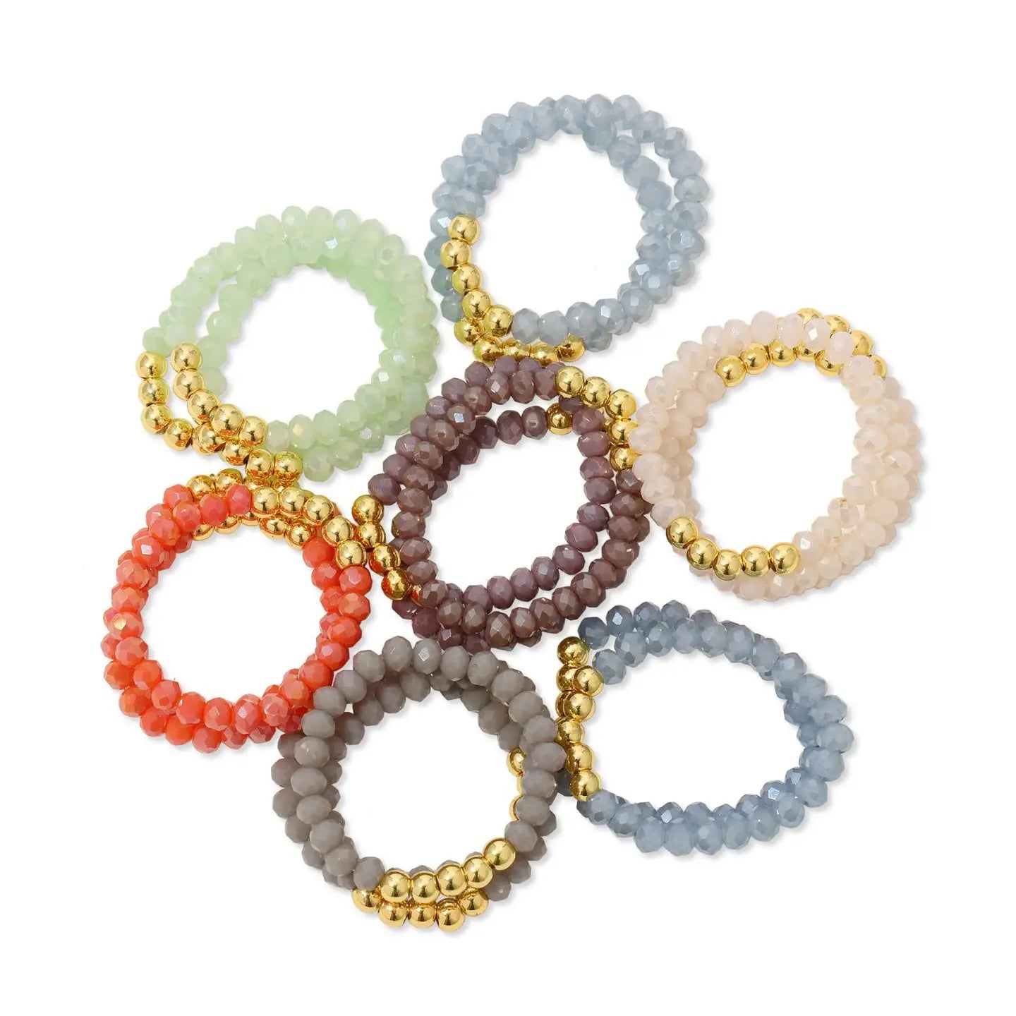 Crystal Stretch Rings