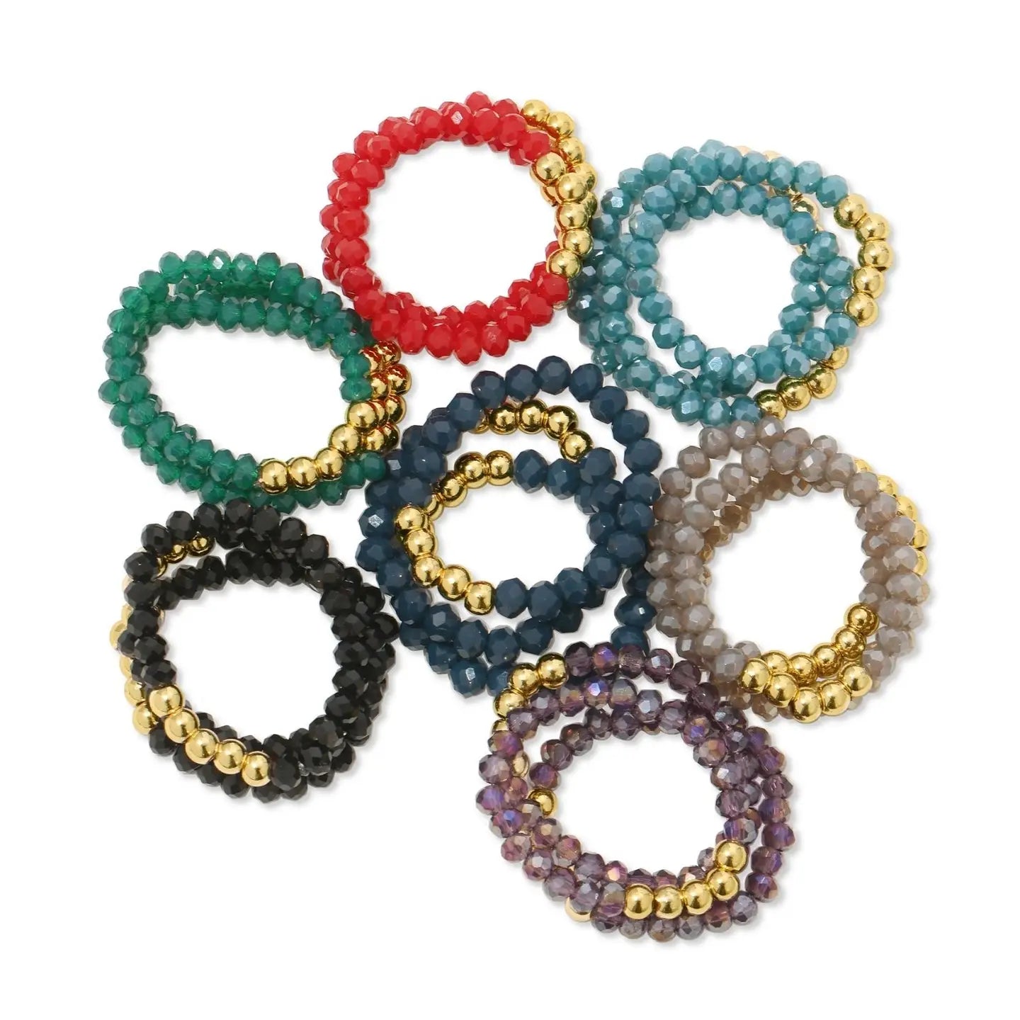 Crystal Stretch Rings