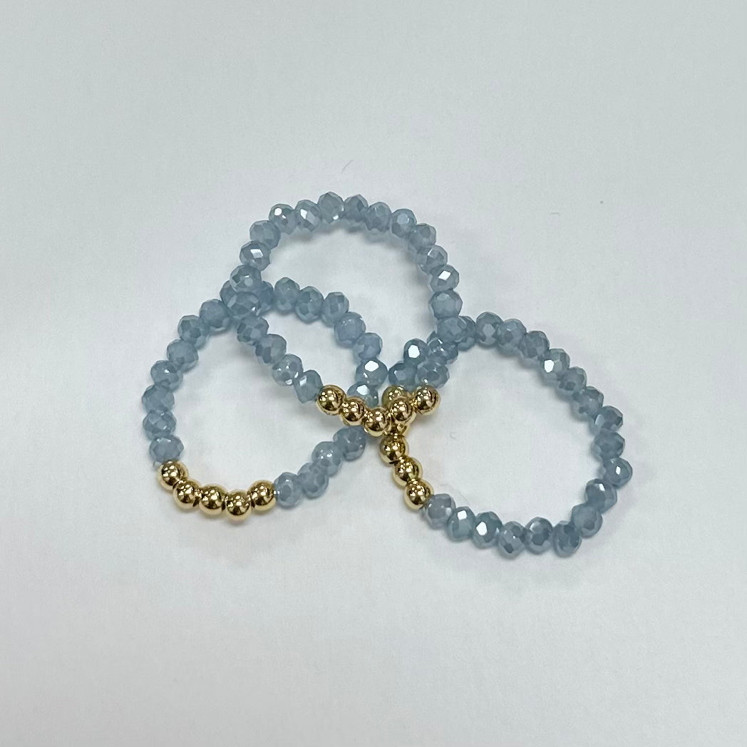 Crystal Stretch Rings