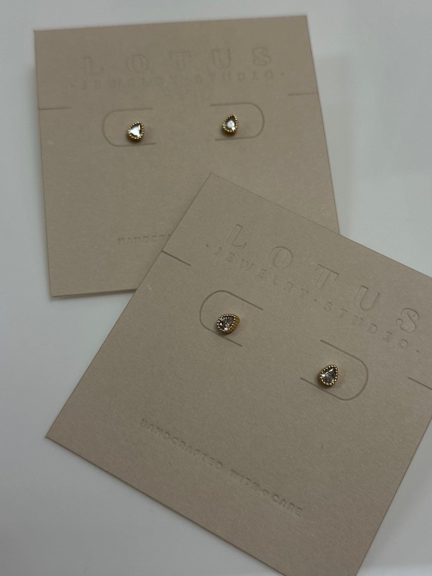 Celeste Teardrop Stud Earrings