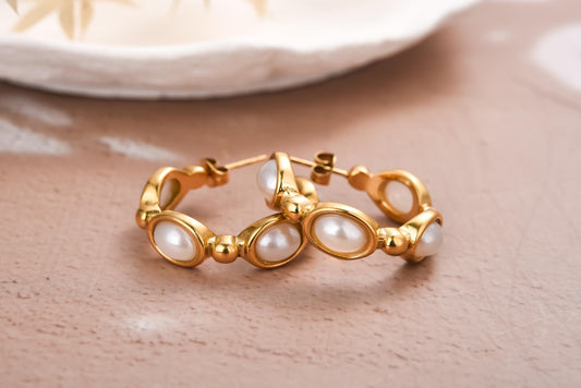Harlee Pearl Hoops