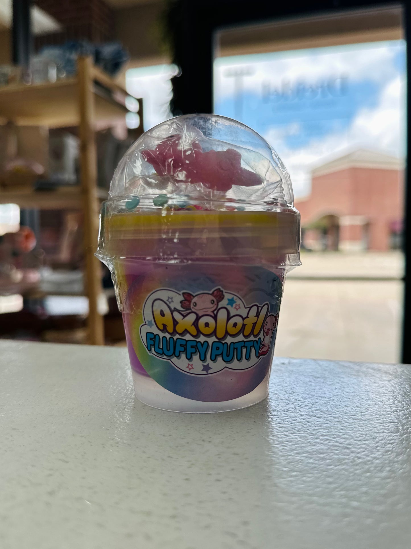 Axolotl Fluffy Putty