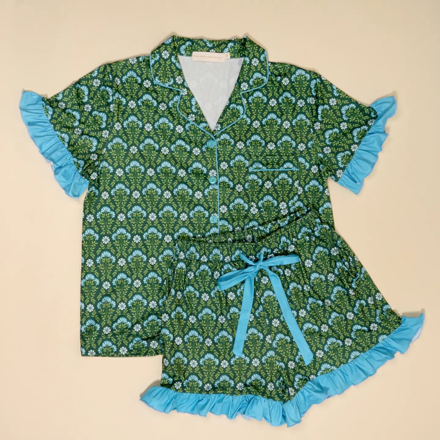 Everbloom Forest Green Pajama Set