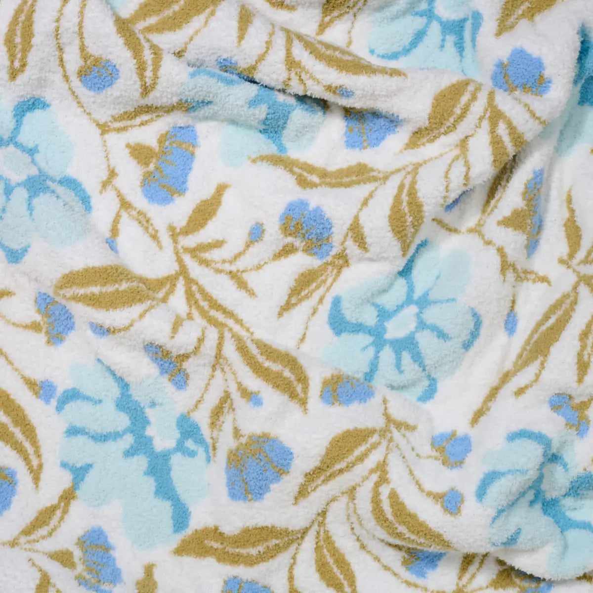 Poppin’ Petals Aqua Blanket