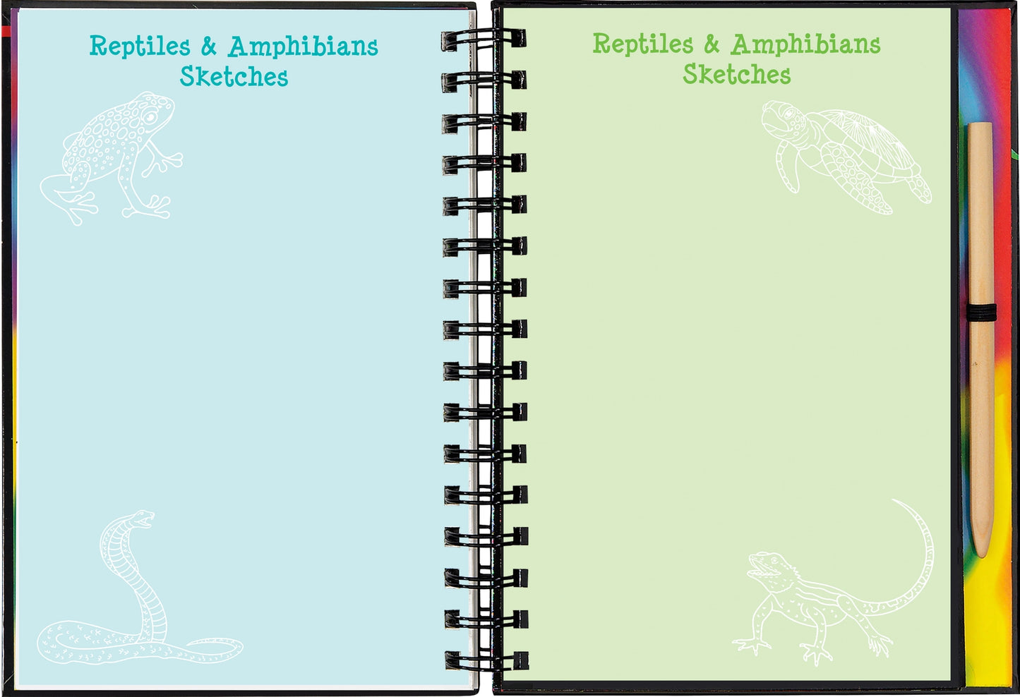 Scratch & Sketch: Reptiles & Amphibians