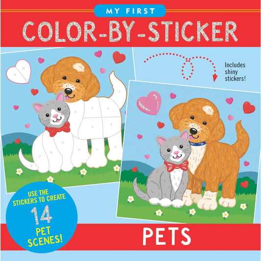 Color by Sticker: Pets