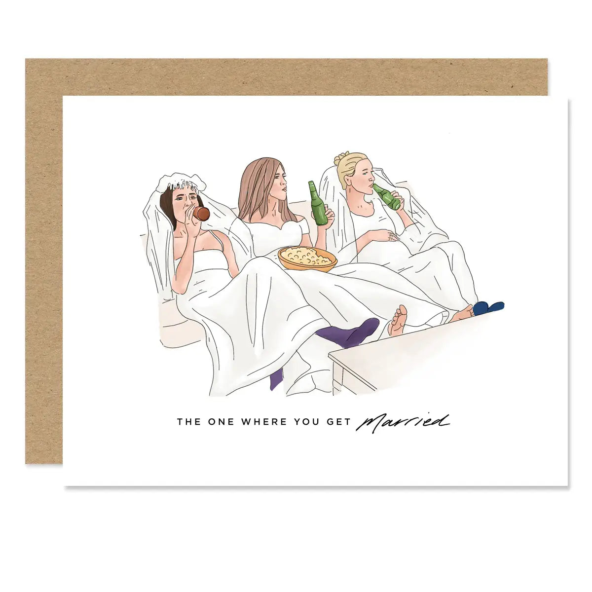 Friends Wedding Card
