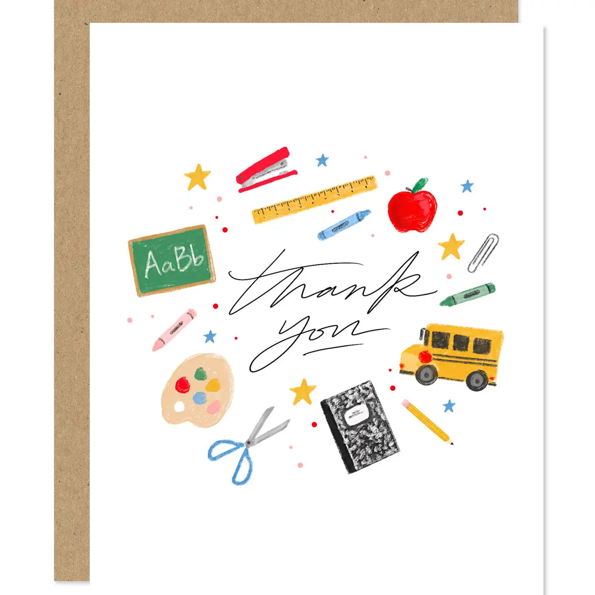 Teacher Appreciation Thank You Card