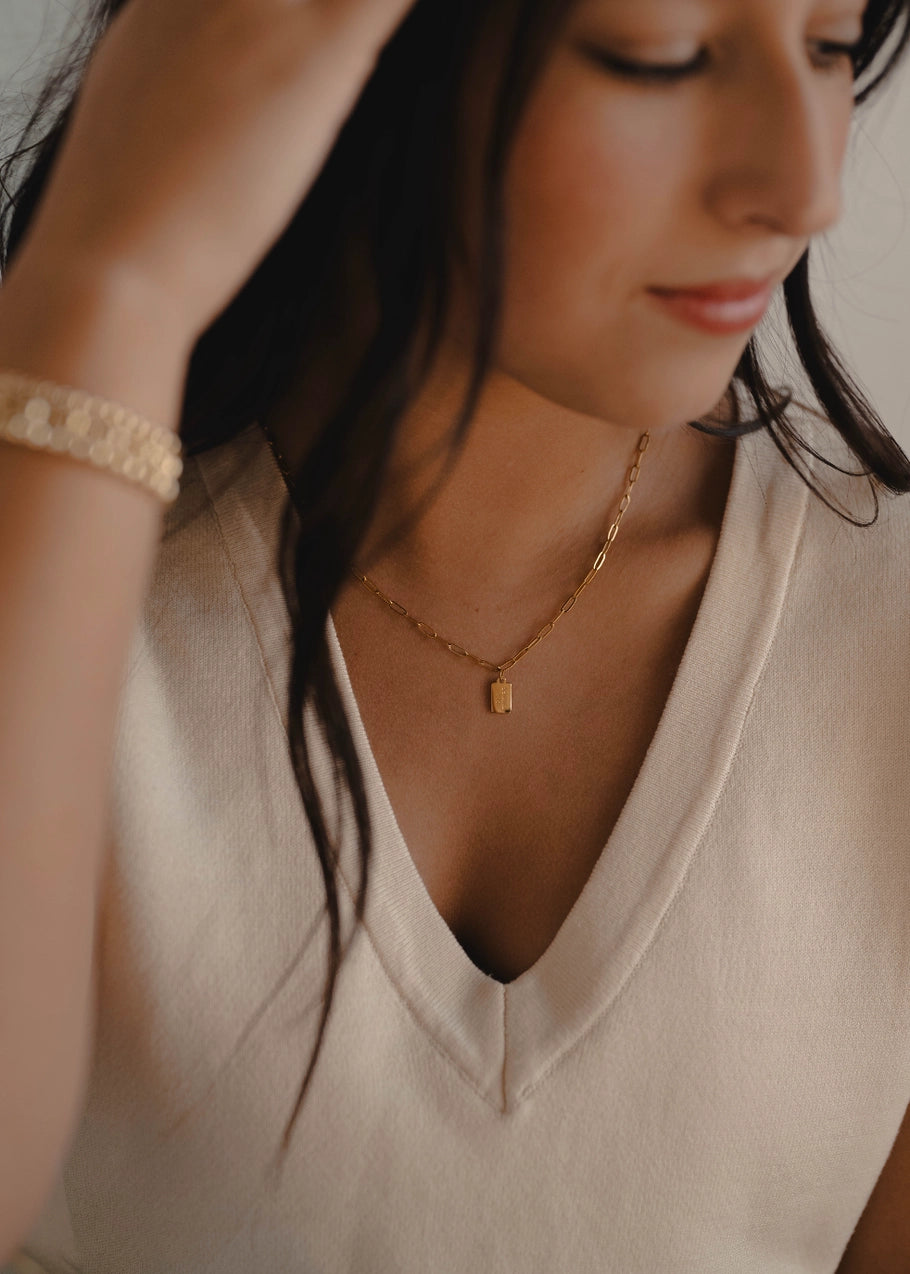 All Things Mini Tag Necklace | Christian Jewelry