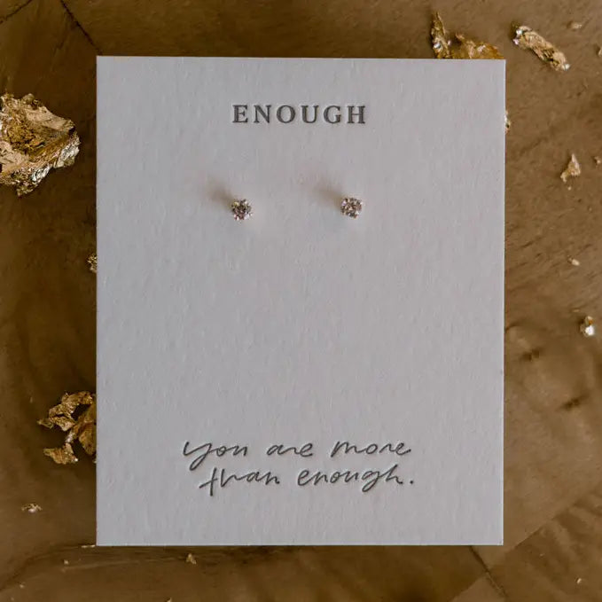 Enough Earring Studs