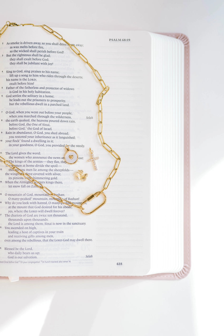 Deeply Loved Heart Charm