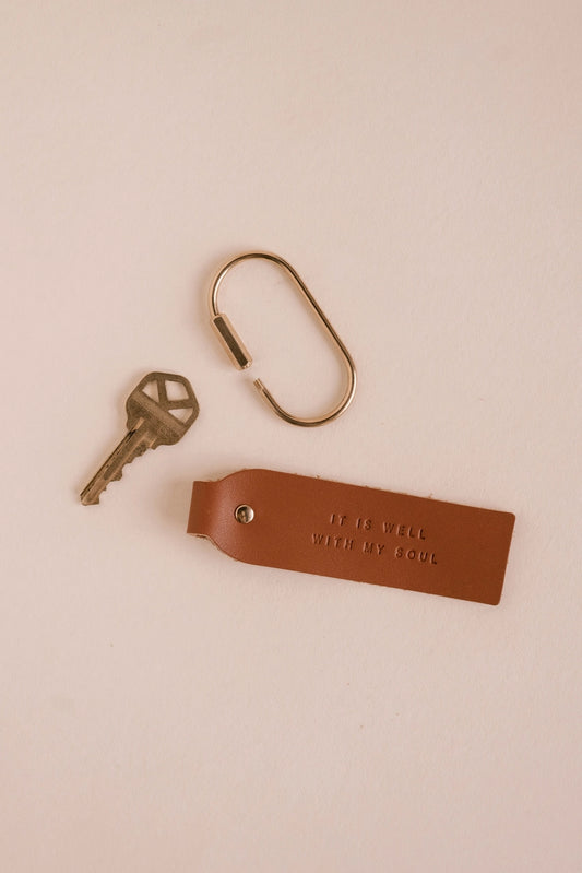 It Is Well Camel Key Fob | Christian Keychain