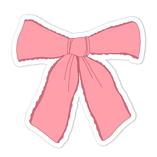 Pink Bow Sticker