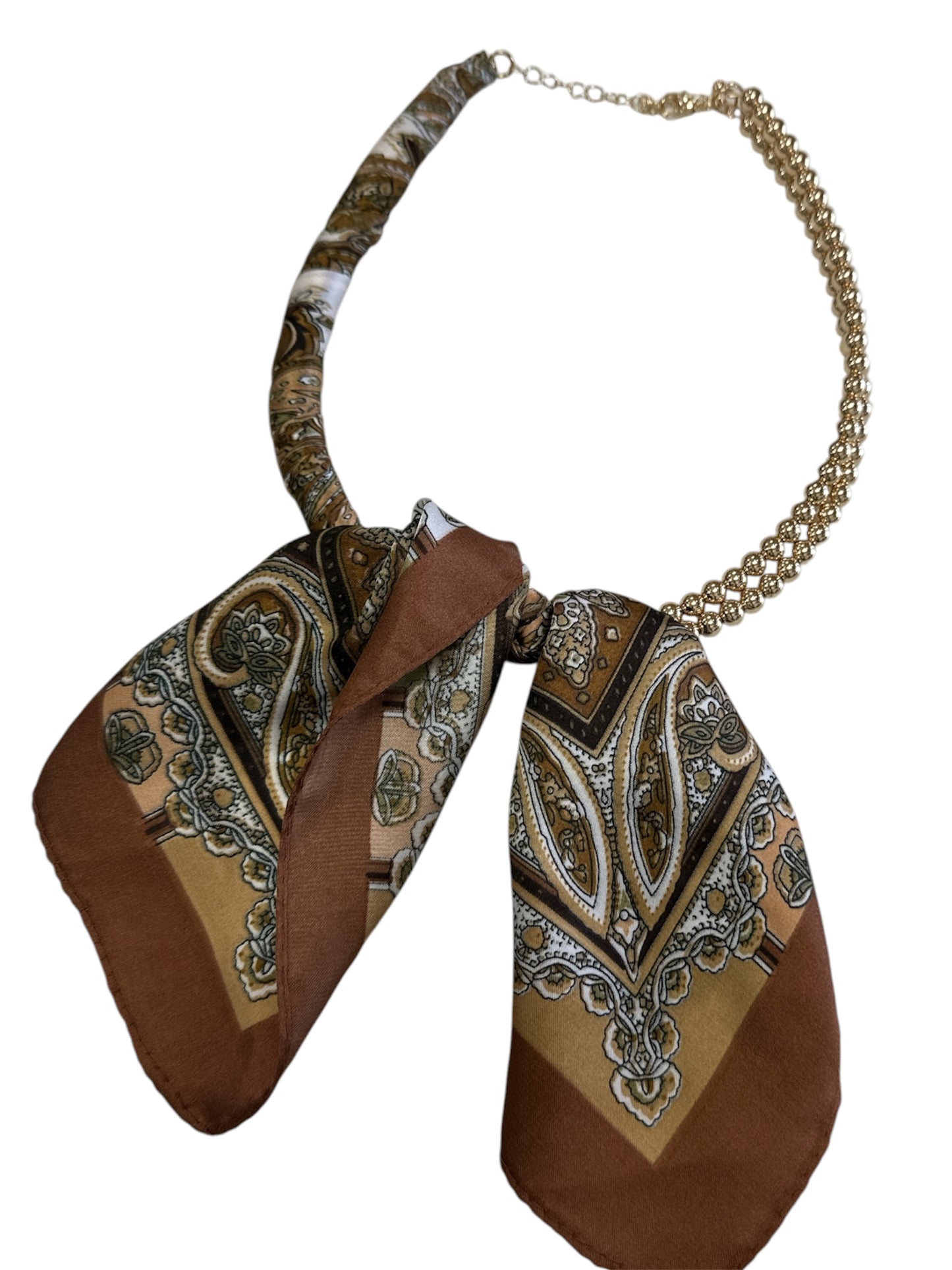 Luxe Scarf Necklace