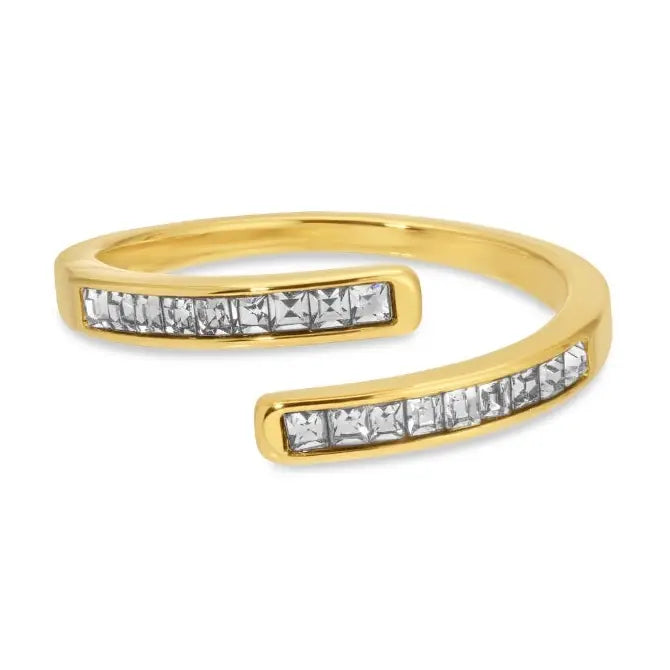 Parallel Pavé Ring