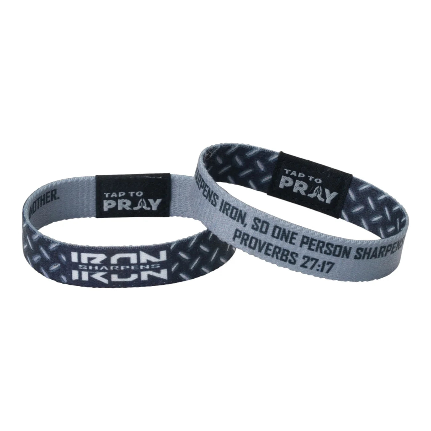 Tap To Pray Wristbands: Iron Sharpens Iron