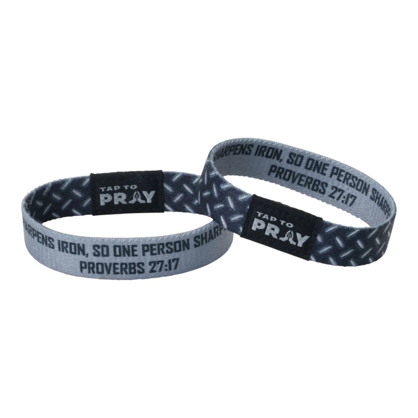 Tap To Pray Wristbands: Iron Sharpens Iron