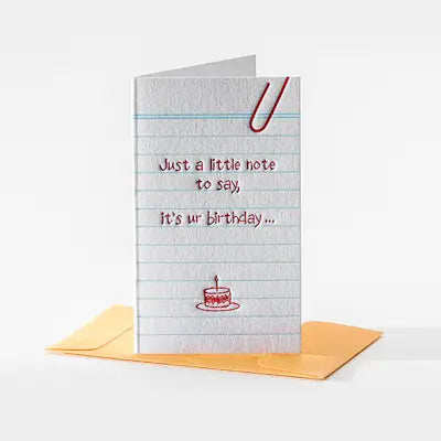 Mini Notebook Note