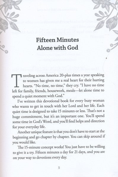 15 Minutes Alone with God