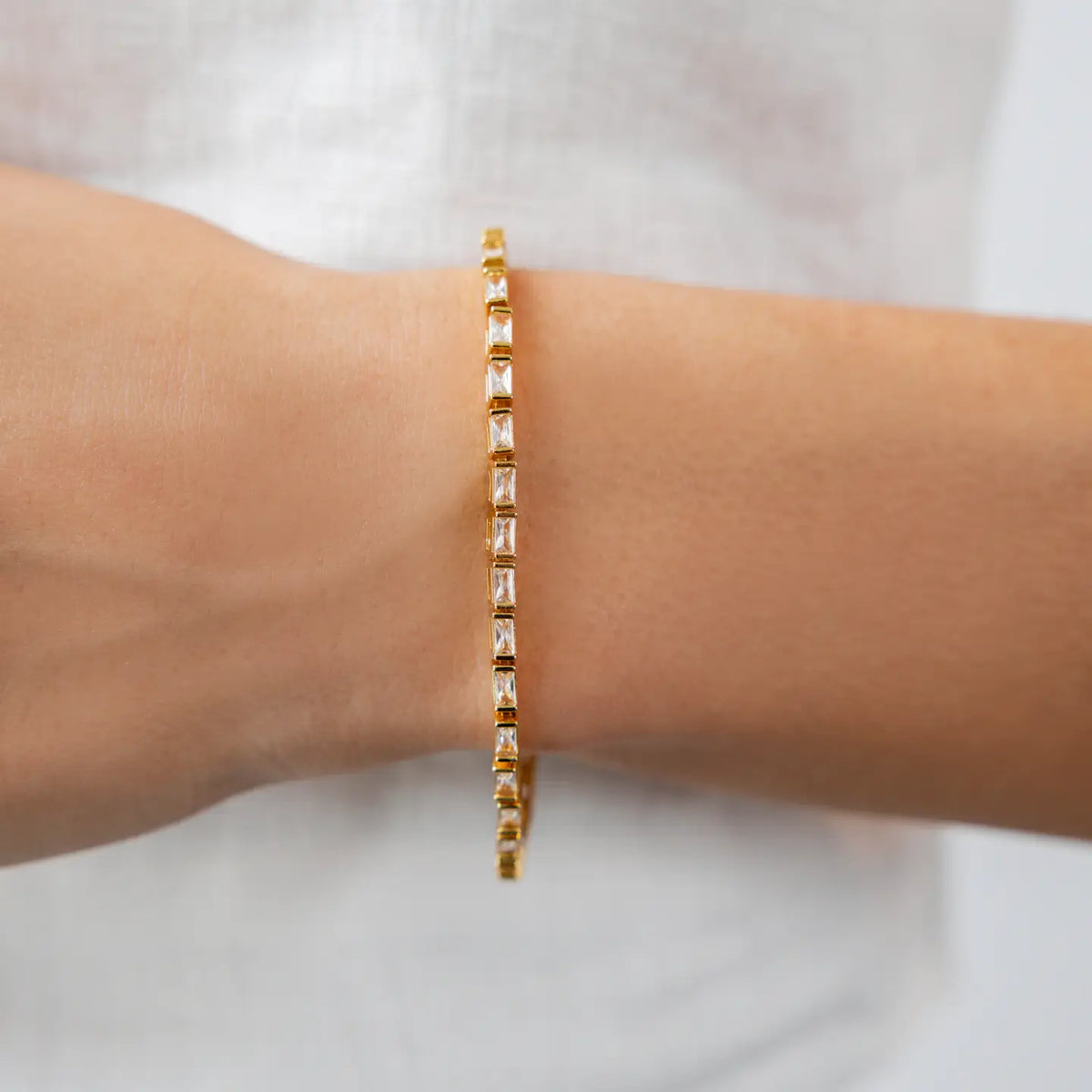 Baguette Tennis Bracelet