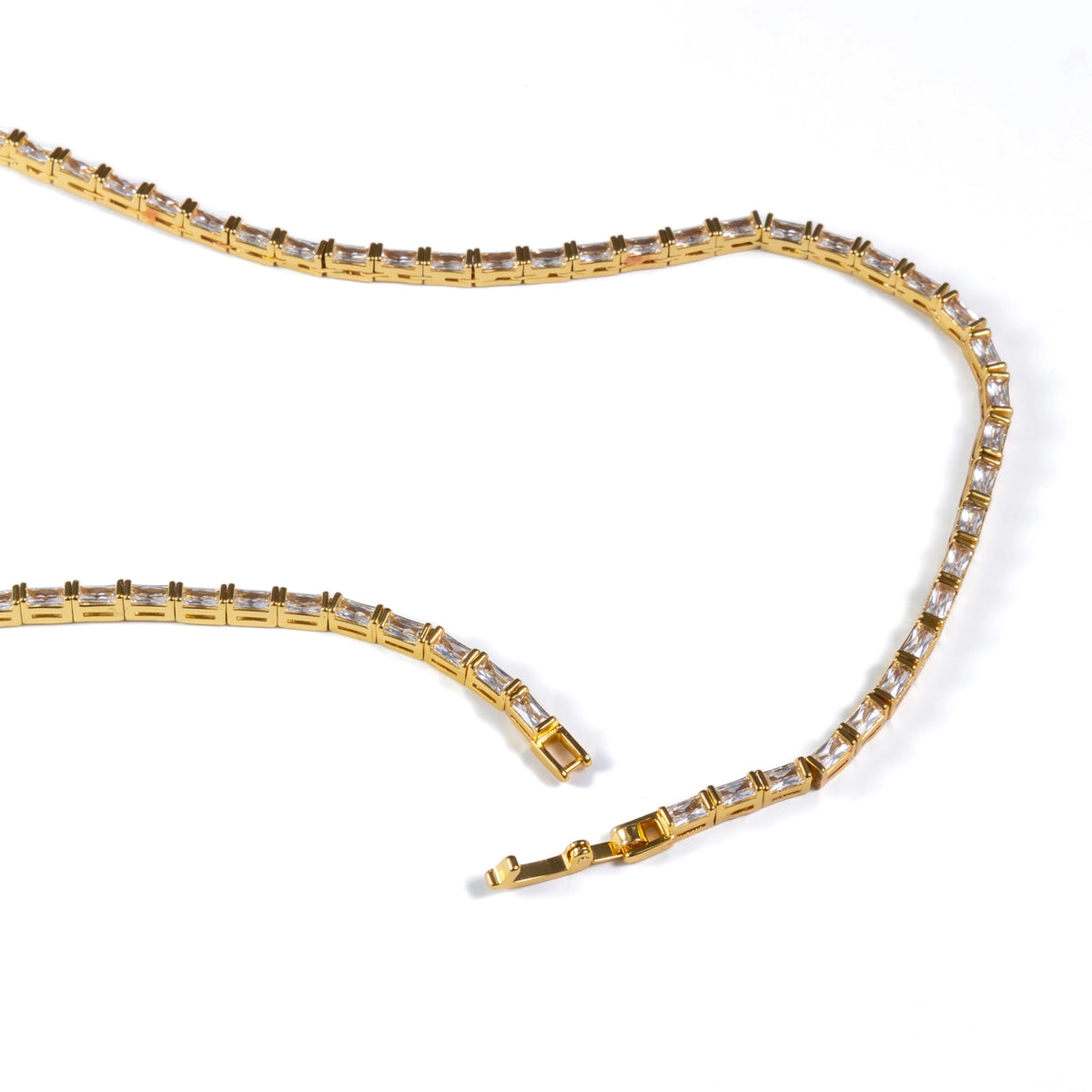 Baguette Tennis Necklace