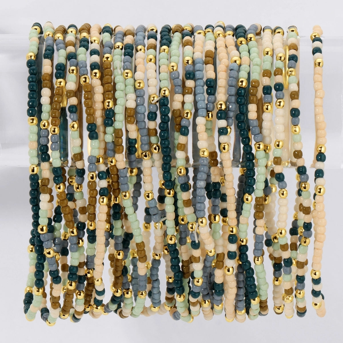 Earthy Boho Seed Bracelets