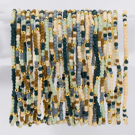 Earthy Boho Seed Bracelets