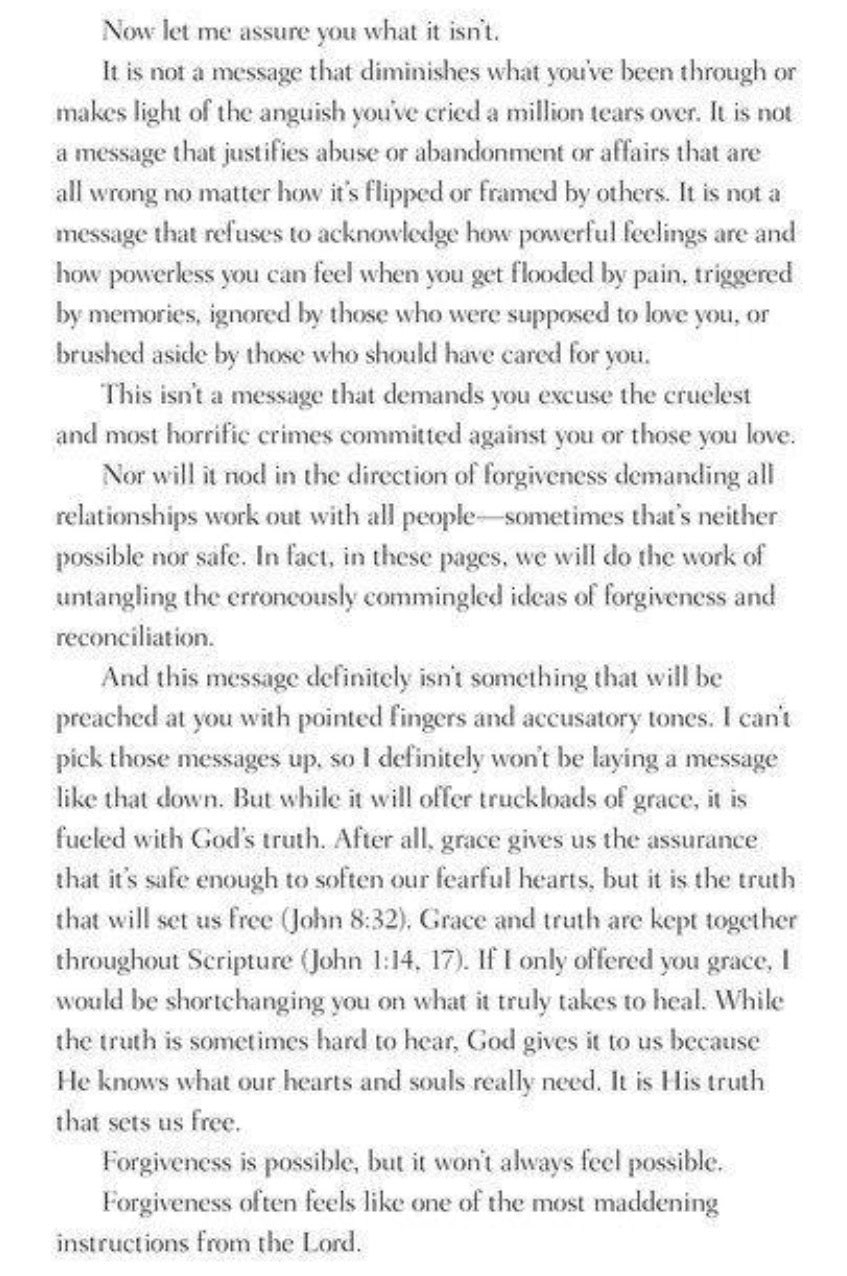 Forgiving What You Can't Forget by Lysa TerKeurst