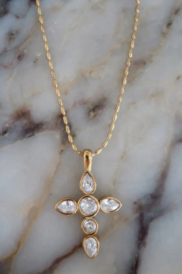 Noelle Cross Necklace