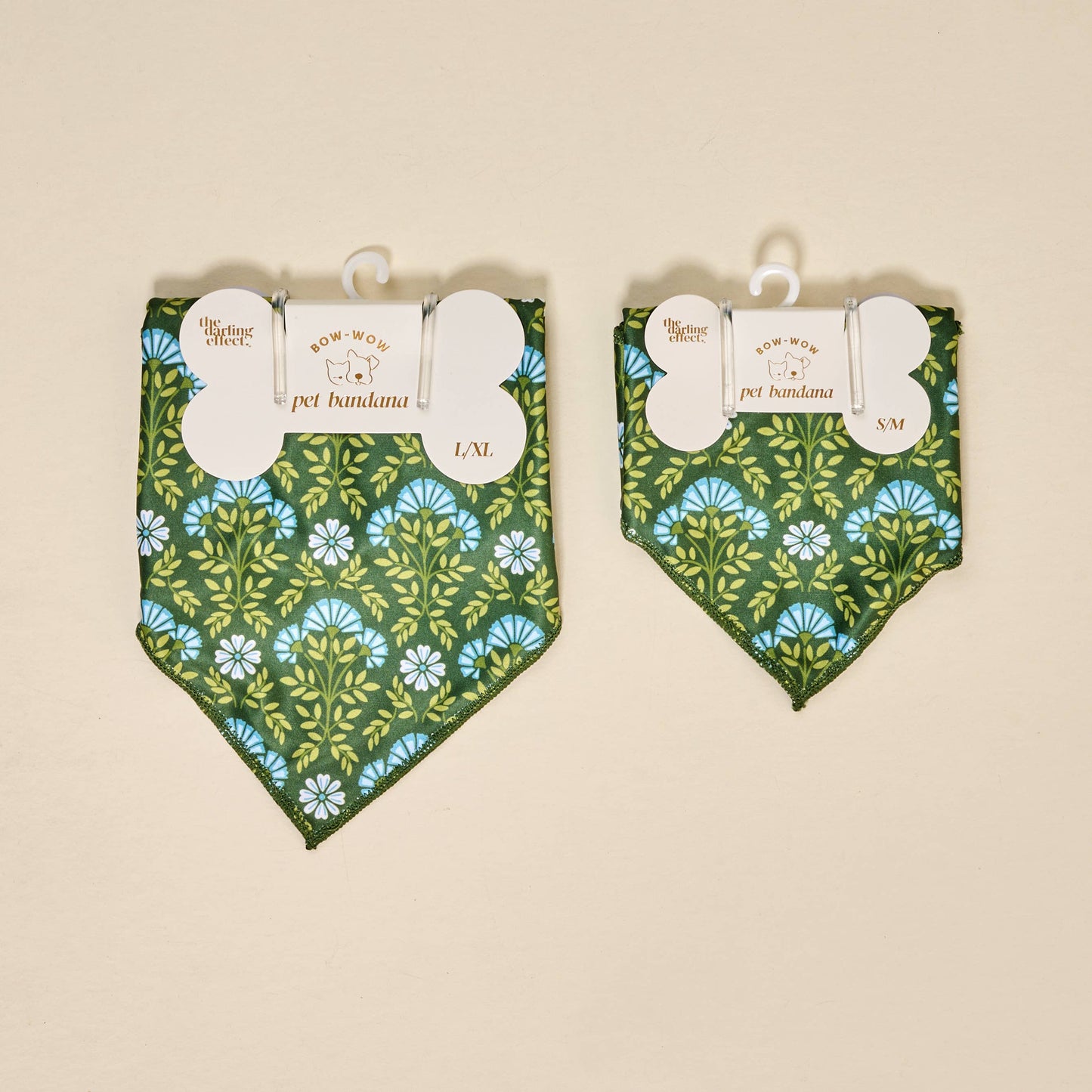 Everbloom Forest Green Pet Bandana
