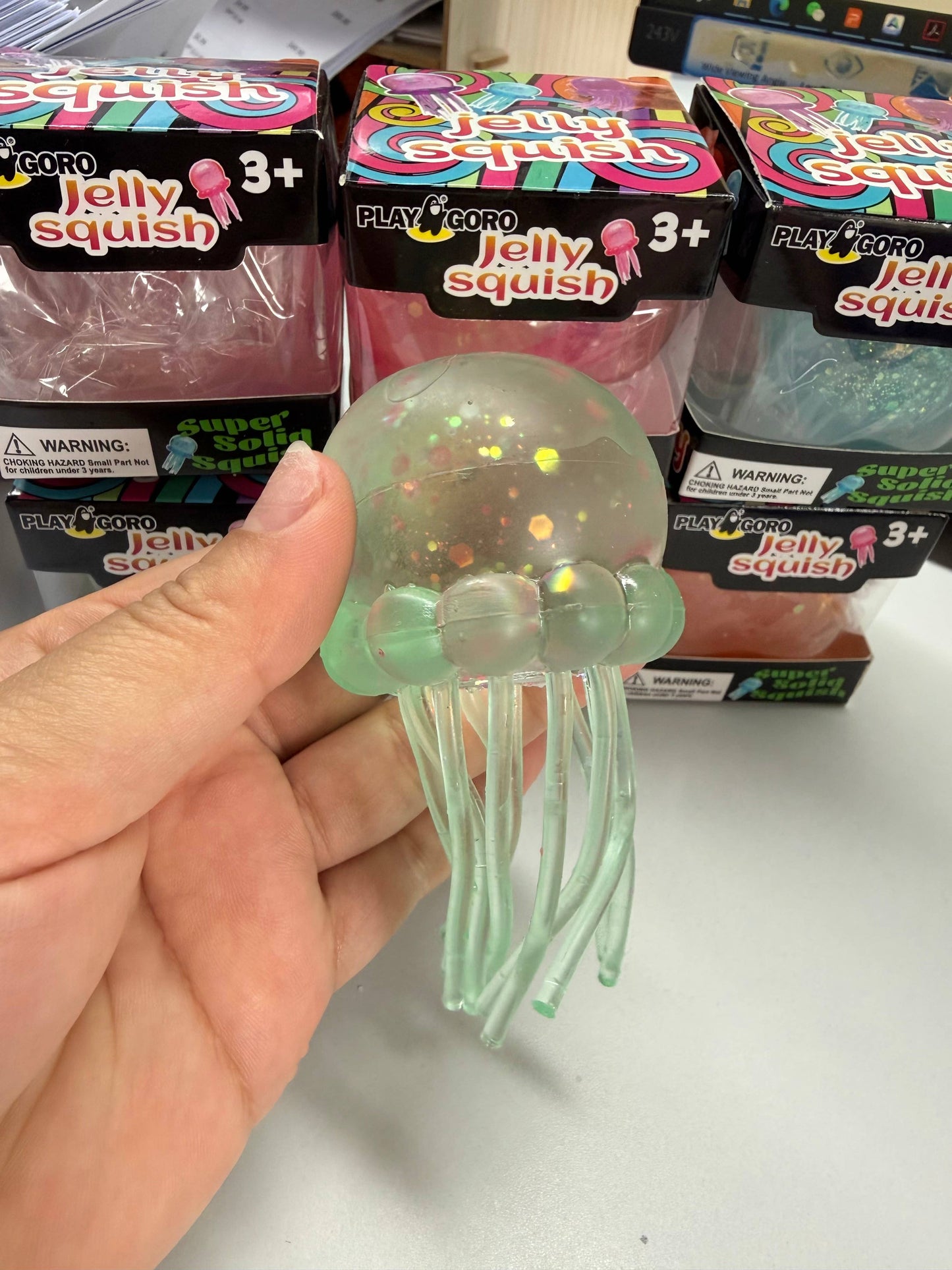 Glitter Jellyfish Squishy {Final Sale}