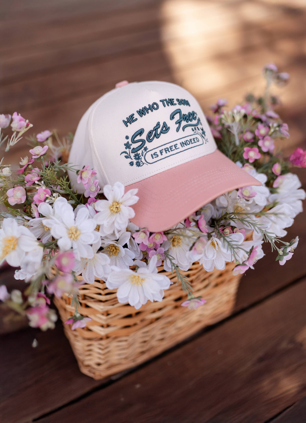 Trucker Hat: He Who the Son Sets Free