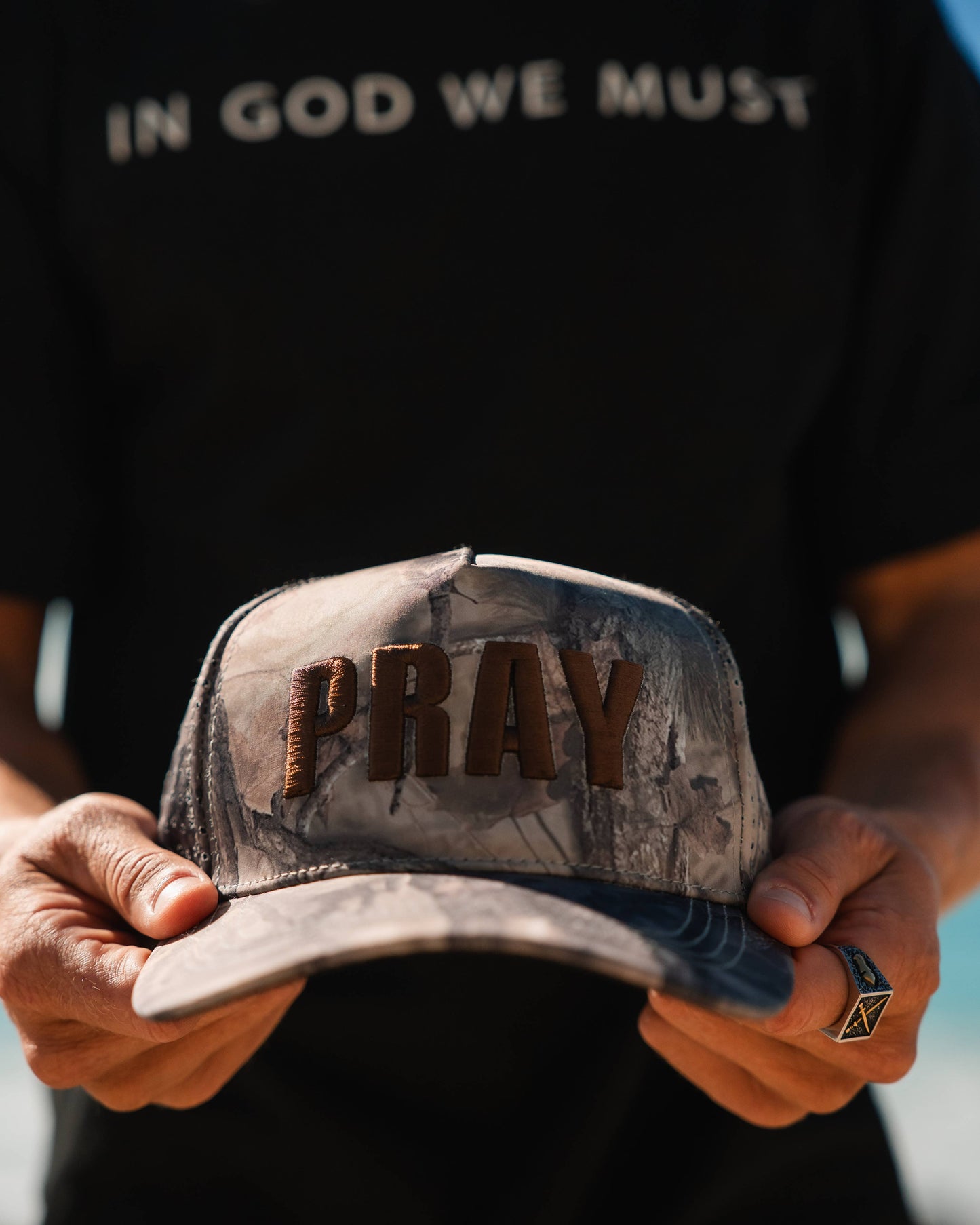 Forest Camo Pray Hat
